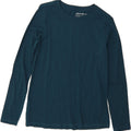 EDDIE BAUER Womens Top Long Sleeve UK 6 XS Blue Cotton Vintage Eddie Bauer and Second-Hand Eddie Bauer from Messina Hembry 