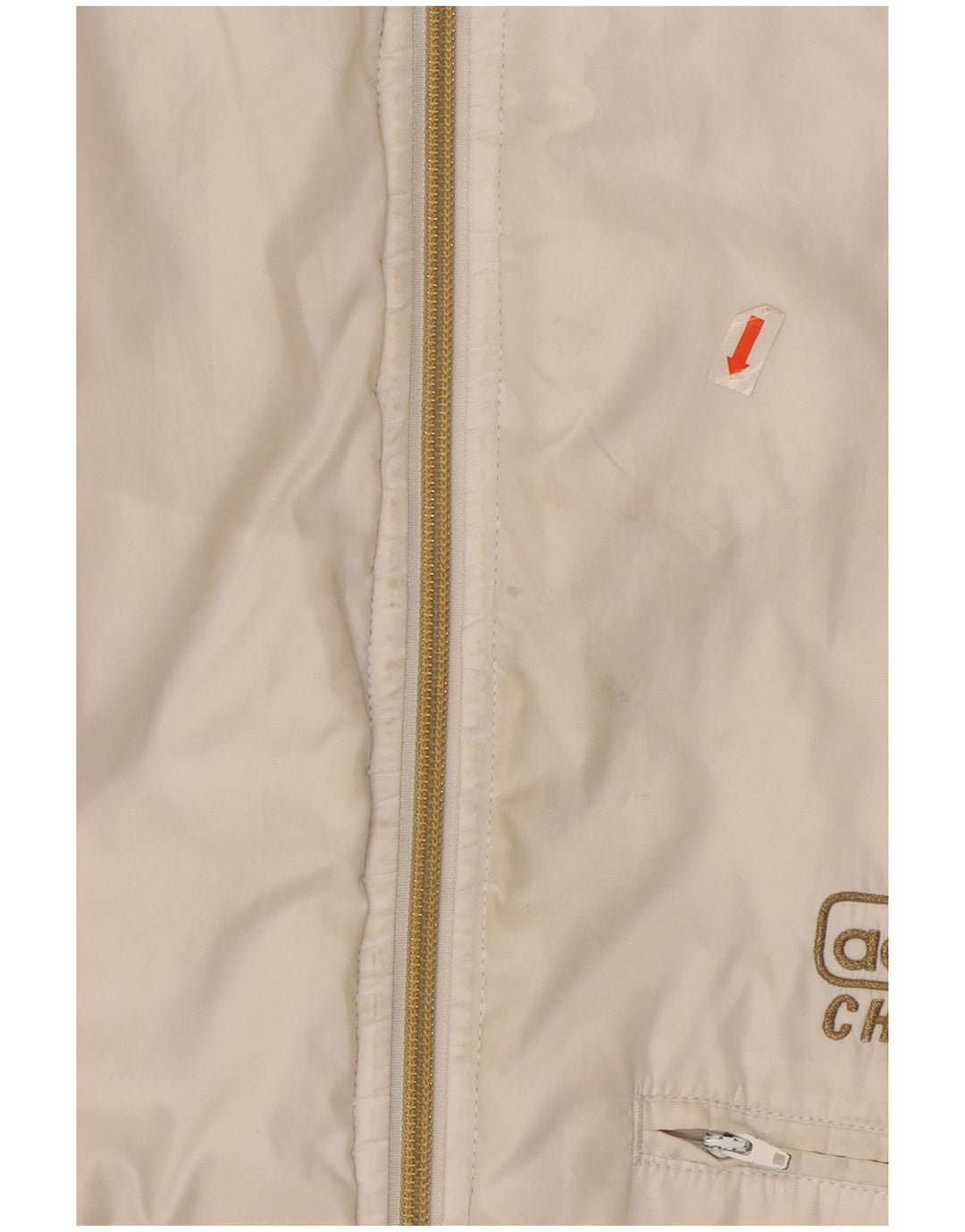 Adidas Herren Kapuzen-Bomberjacke UK 40 Large Weiß