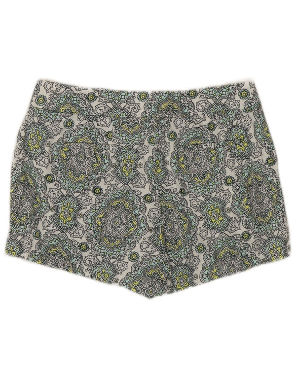 J. CREW Damen Chino-Shorts US 2 XS W28 Mehrfarbige Paisley-Baumwolle