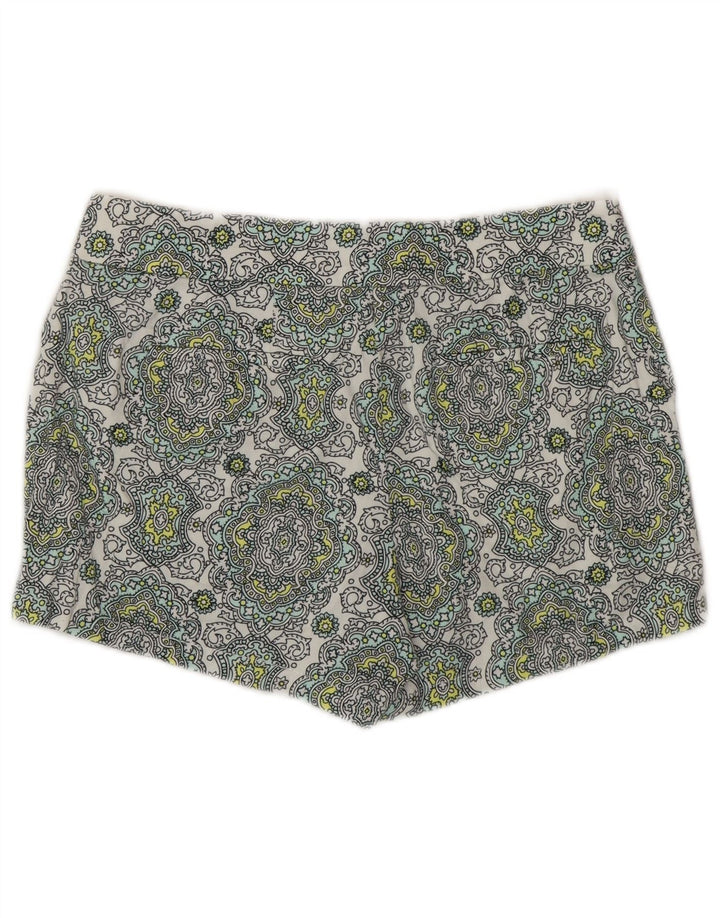 J. CREW Damen Chino-Shorts US 2 XS W28 Mehrfarbige Paisley-Baumwolle