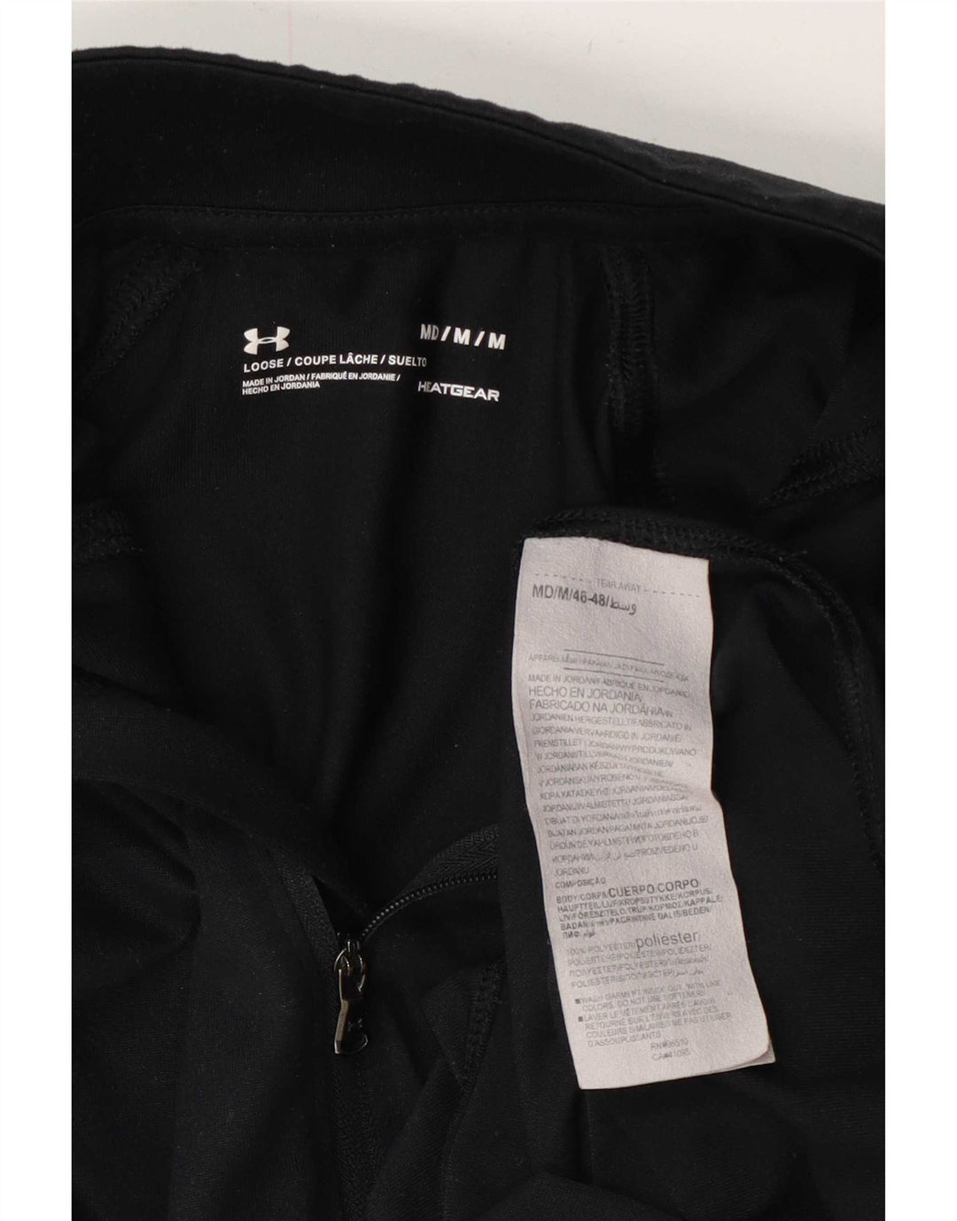 Under Armour Damen Graphic Pullover-Trainingsanzugoberteil UK 12 Medium Schwarz