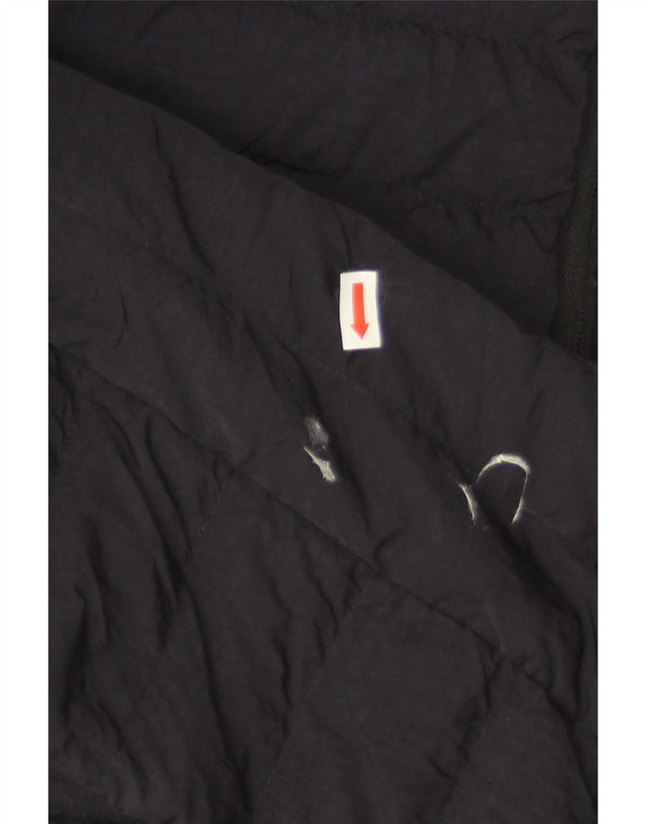 Lacoste Herren-Jacke mit Kapuze, gepolstert, Größe 50, Mittel, Marineblau, Polyamid