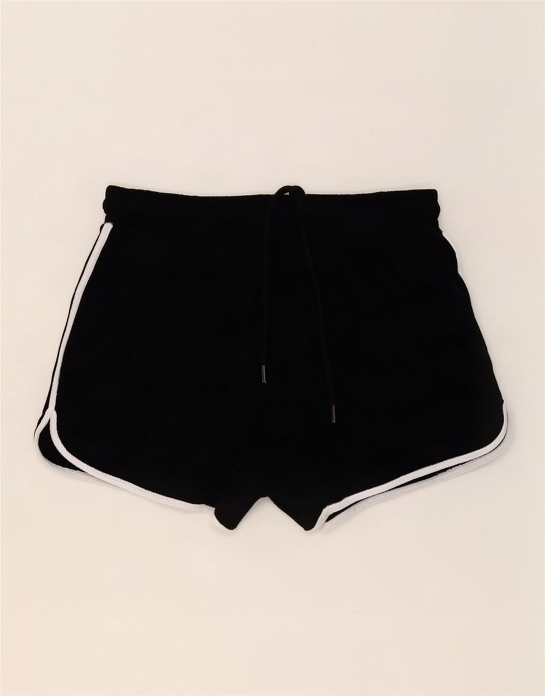 Guess Damen Sportshorts UK 14 Large Schwarz Baumwolle