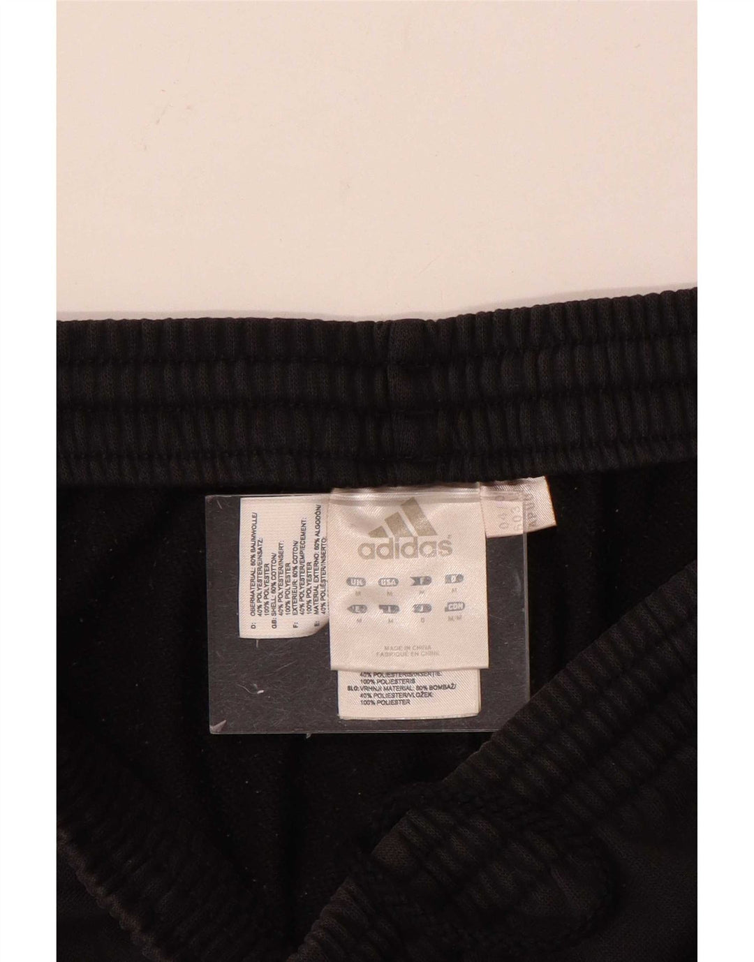 Adidas Herren-Trainingshose, mittelschwarz, Baumwolle