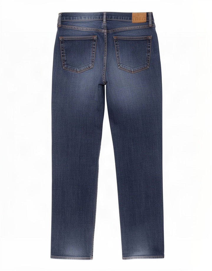Gap Herren Straight Jeans W30 L30 Marineblaue Baumwolle