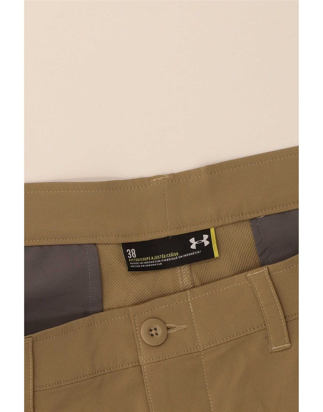 Under Armour Herren Taillierte Freizeitshorts W38 XL Braun
