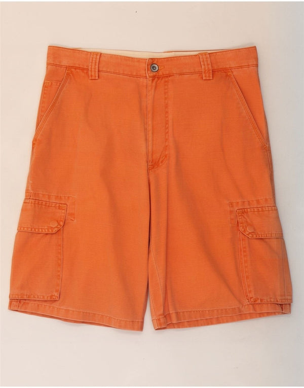 Brooksfield Herren Cargoshorts IT 50 Large W34 Orange Baumwolle