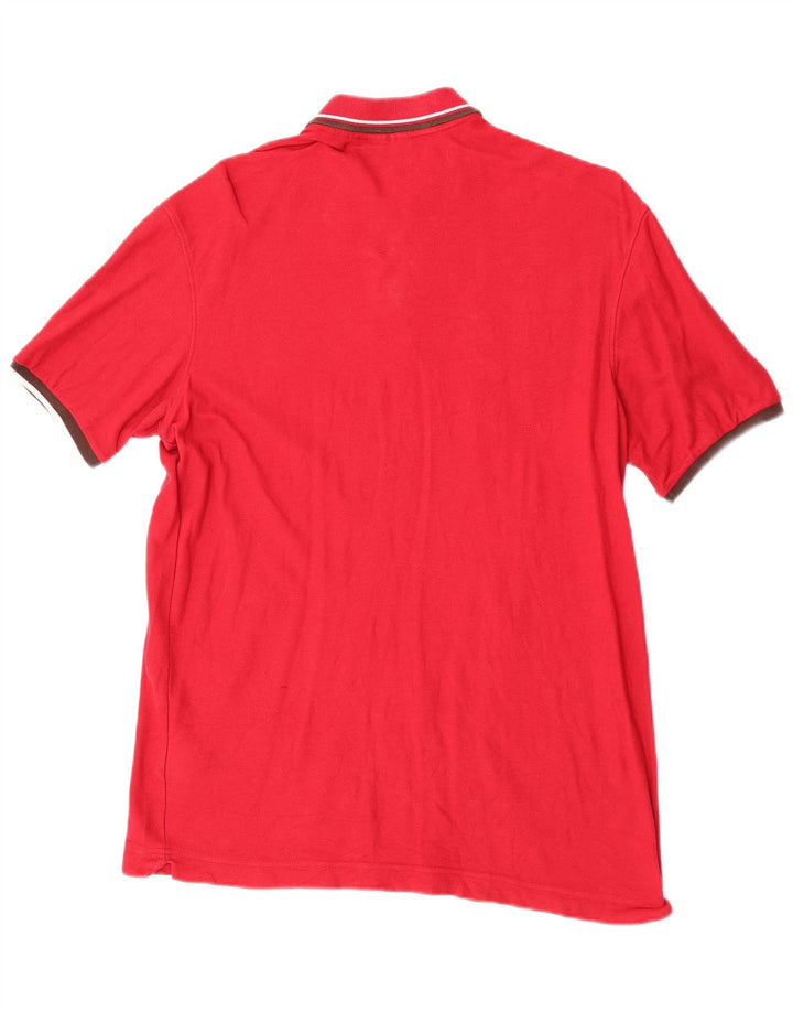 Fila Herren Poloshirt Große rote Baumwolle