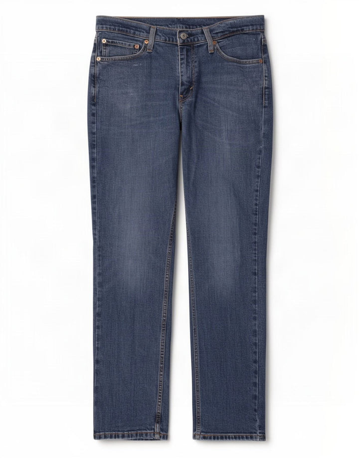 Levi's Herren 511 Slim Jeans W32 L32 Blaue Baumwolle