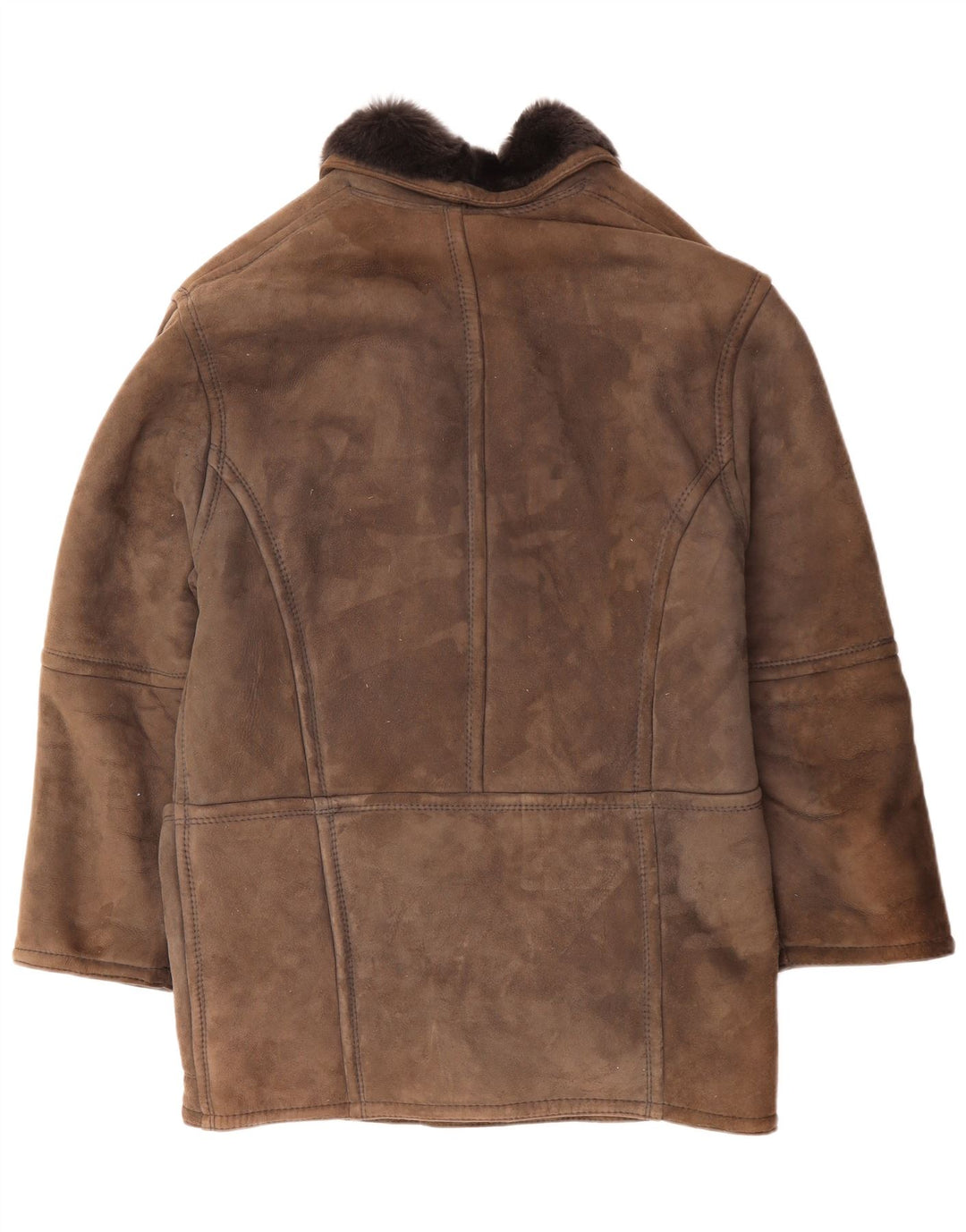 CONBIPEL Herren Shearling Jacke IT 48 Mittelbraun