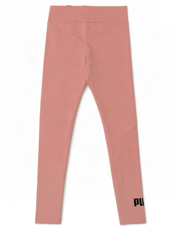 Puma Damen Graphic Leggings UK 6 XS Rosa Baumwolle
