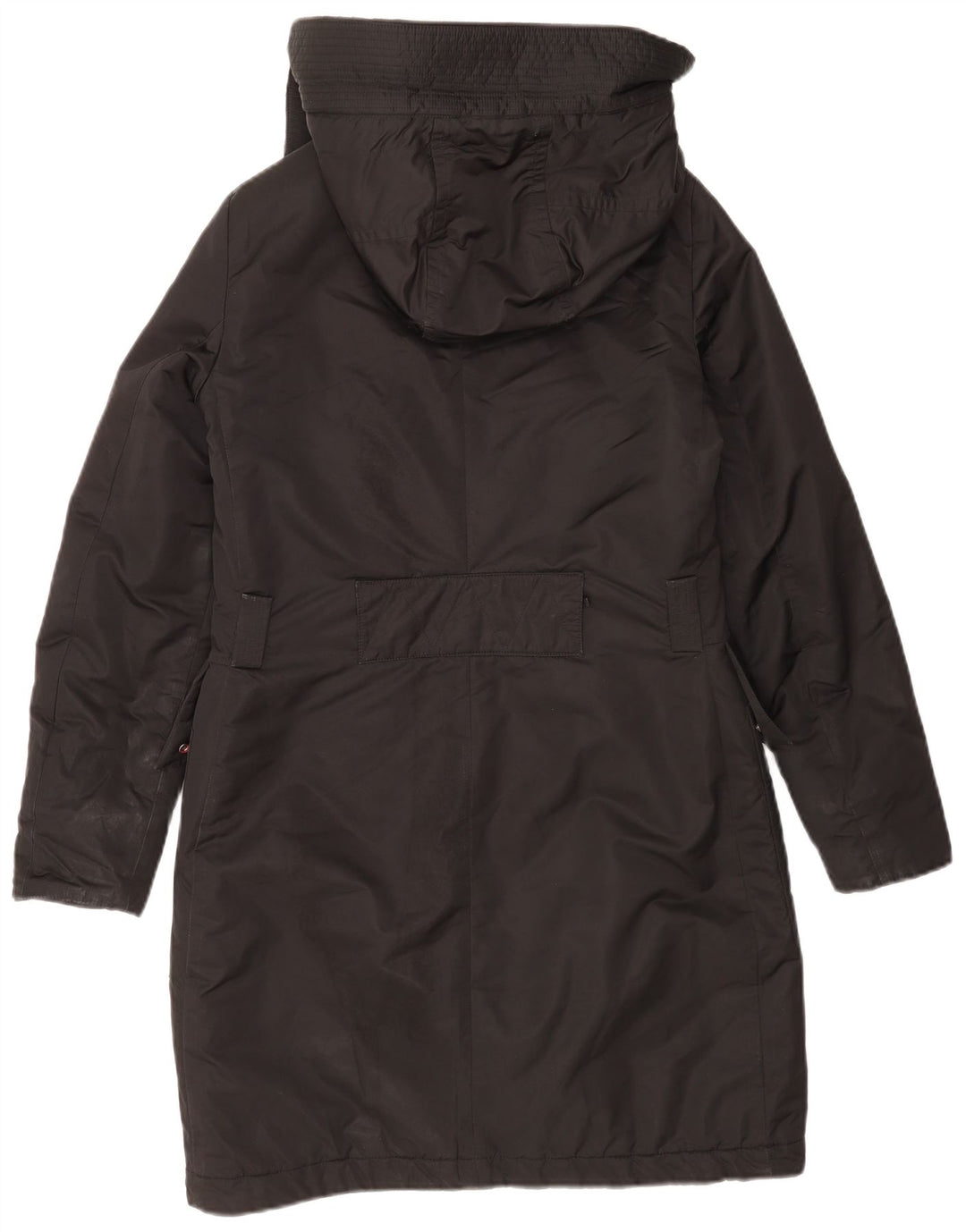 PEUTEREY Wattierter Damenmantel mit Kapuze IT 42 Mittelschwarzes Polyester