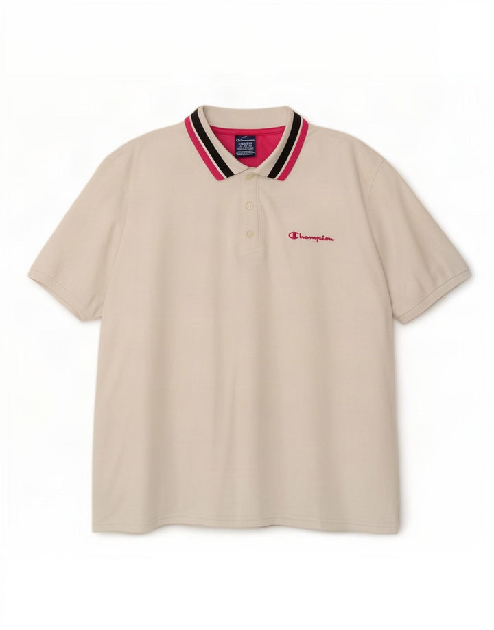 Champion Damen Poloshirt UK 18 XL Weiß