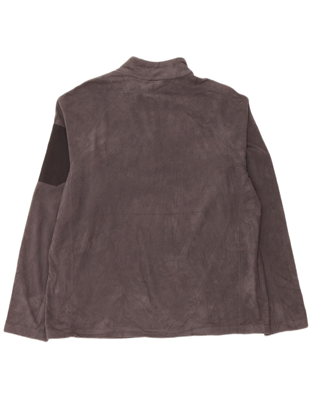 EDDIE BAUER Herren-Fleecepullover mit Reißverschluss, XL, grau, Polyester