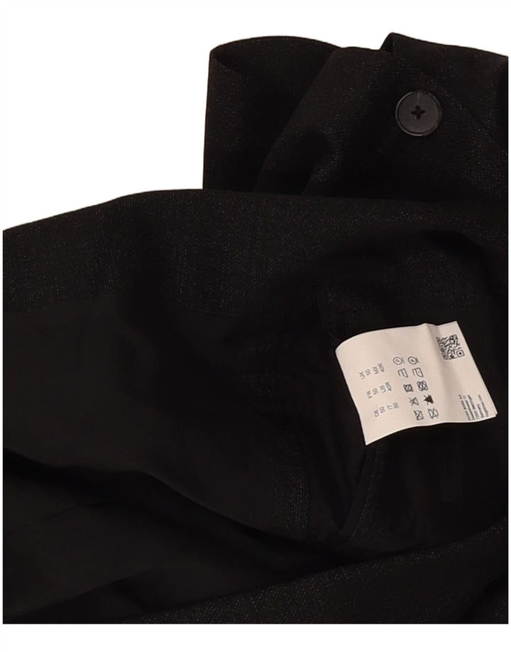 Hugo Boss Herren-Blazer mit 2 Knöpfen, UK 50, große schwarze Schurwolle