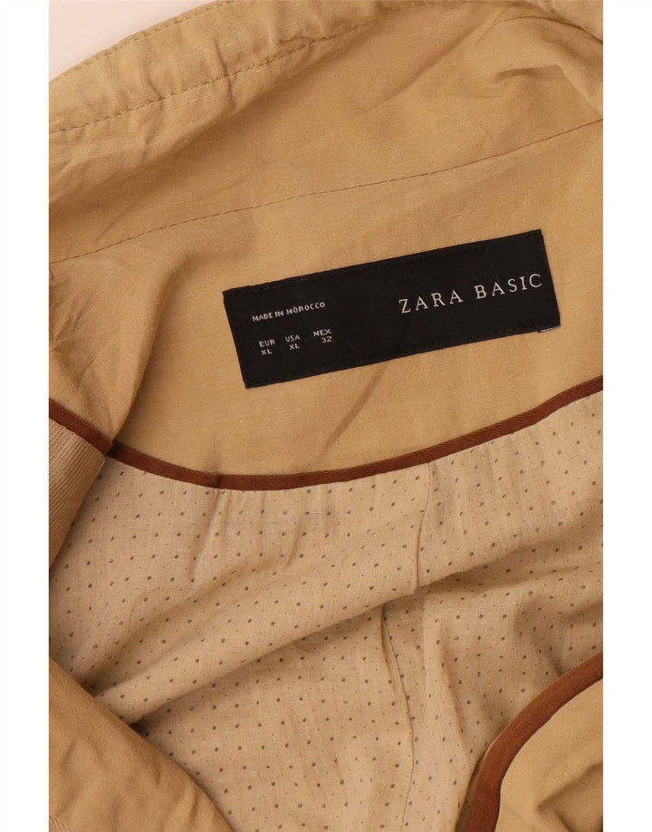 Zara Damen Militärjacke UK 18 XL Beige