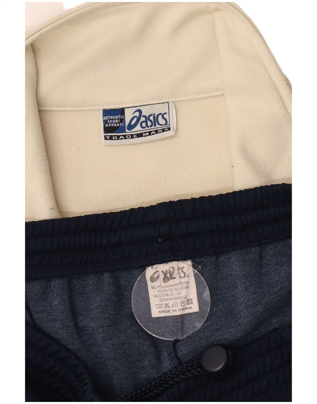 Oasis Herren-Trainingsanzug mit Grafik, XL, Marineblau, Farbblock-Polyester