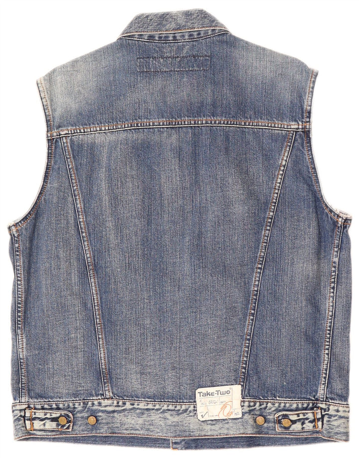 TAKE TWO Jeansweste für Jungen, 13–14 Jahre, XL, blaue Baumwolle