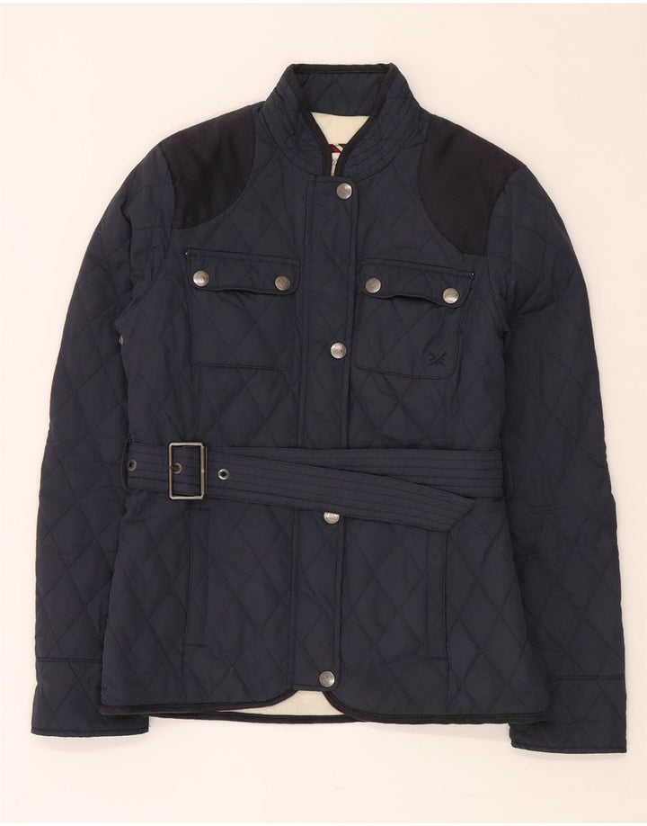 CREW CLOTHING Damen Steppjacke mit maßgeschneiderter Passform, Größe S, Marineblau