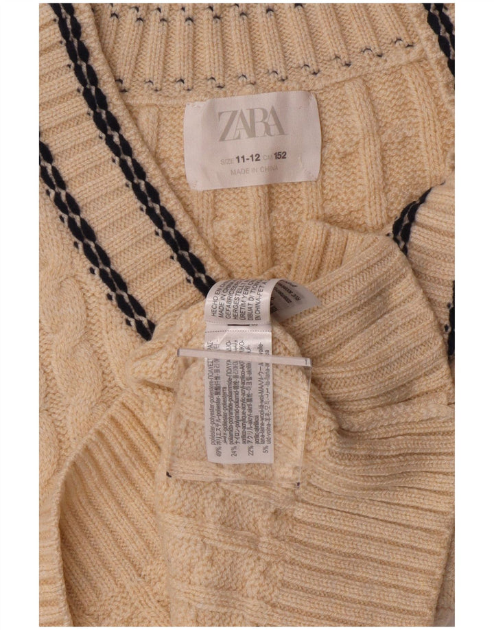 Zara Tanktop für Mädchen, 11–12 Jahre, aus weißem Polyester
