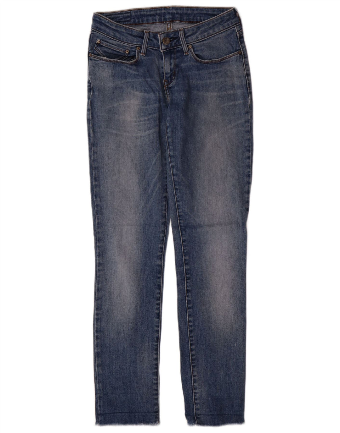 LEVI'S Damen Slim Jeans W27 L28 Blaue Baumwolle