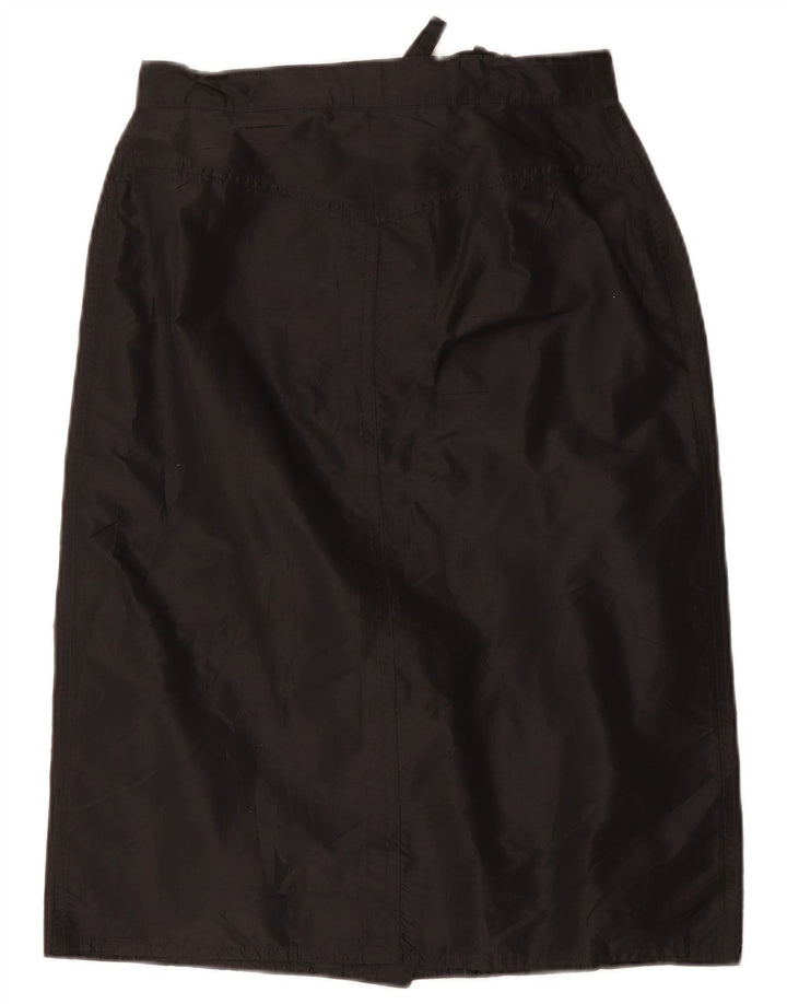 Vintage Damen High Waist Straight Rock W28 Medium Schwarz