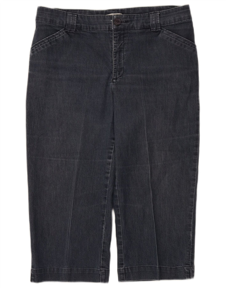 Lee Damen Capri-Jeans US 12 Large W32 Marineblaue Baumwolle