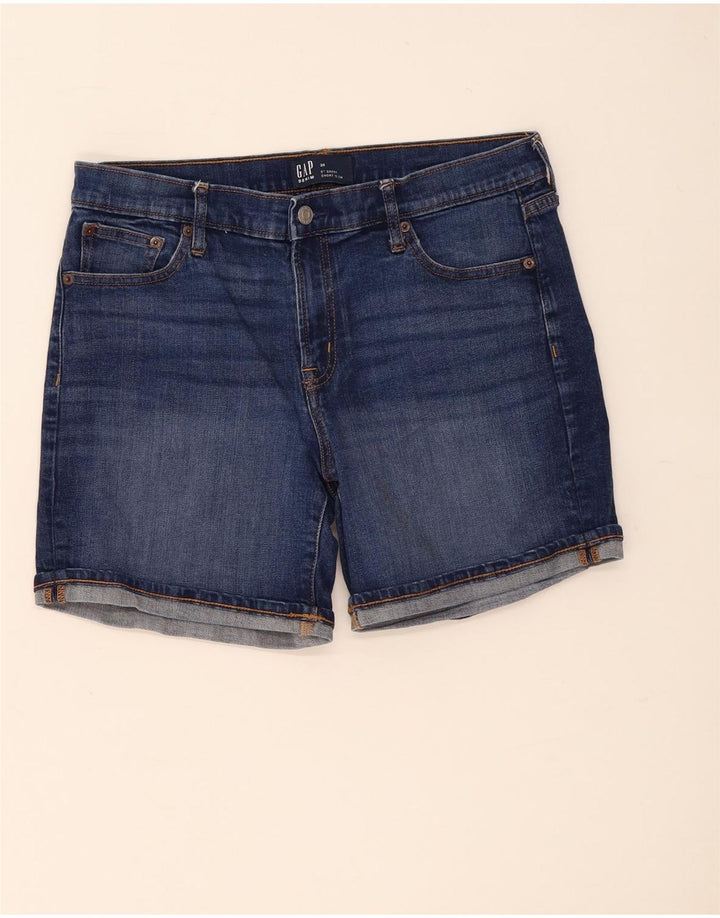 Gap Damen Jeansshorts W30 mittelblaue Baumwolle