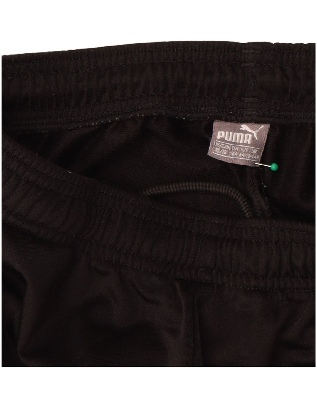 Puma Jungen-Trainingshose, Jogginghose, 13–14 Jahre, schwarzes Polyester
