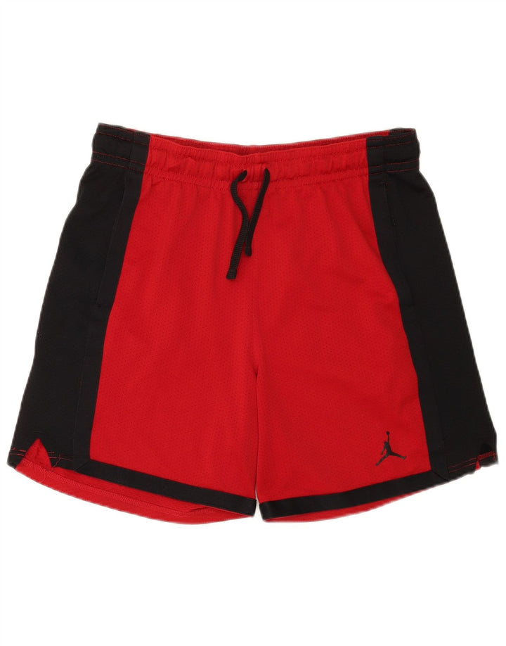 Jordan Herren-Sportshorts, groß, rot, Farbblock