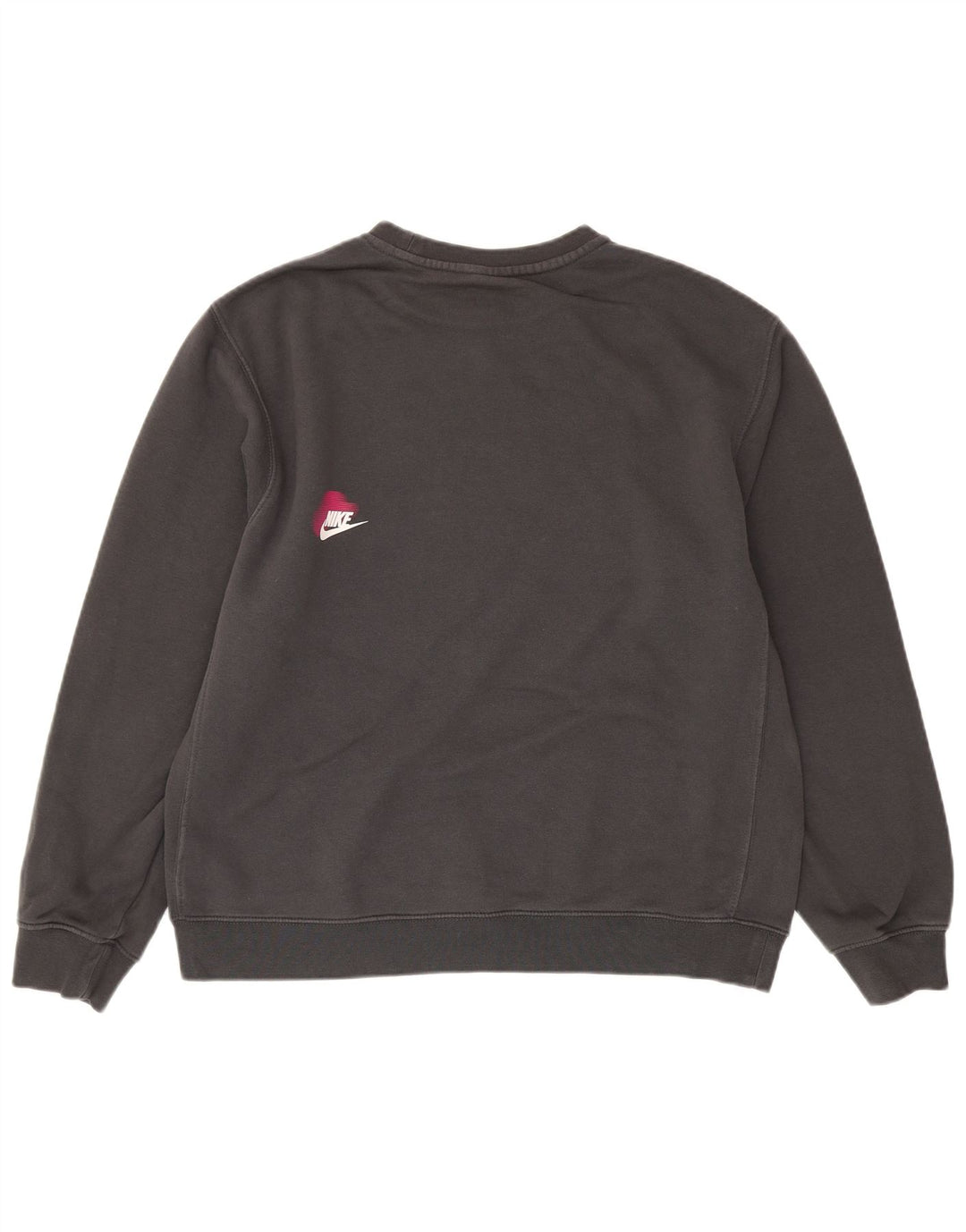 Nike Herren-Sweatshirt mit Grafik, mittelgraue Baumwolle