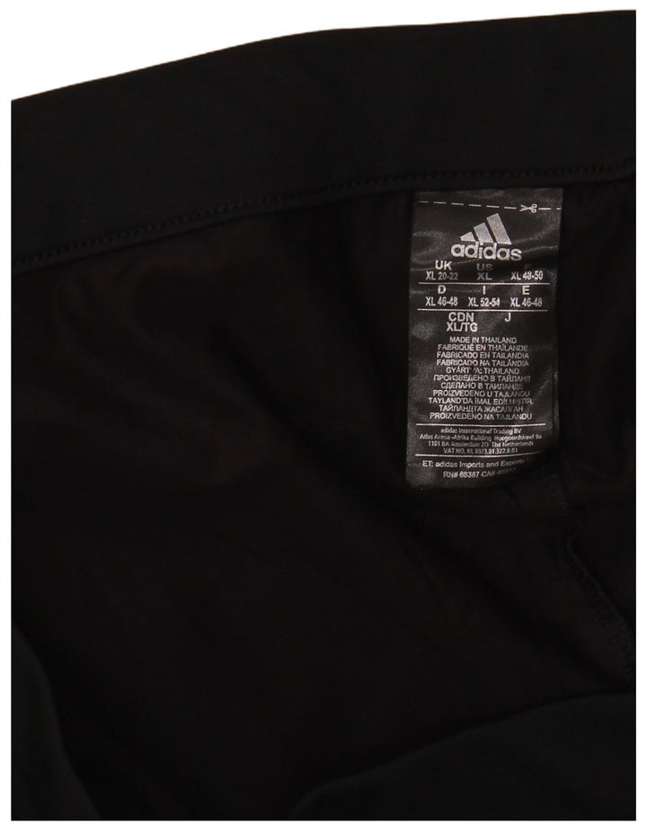 ADIDAS Damen Climalite Skort UK 20/22 XL Schwarz Polyester
