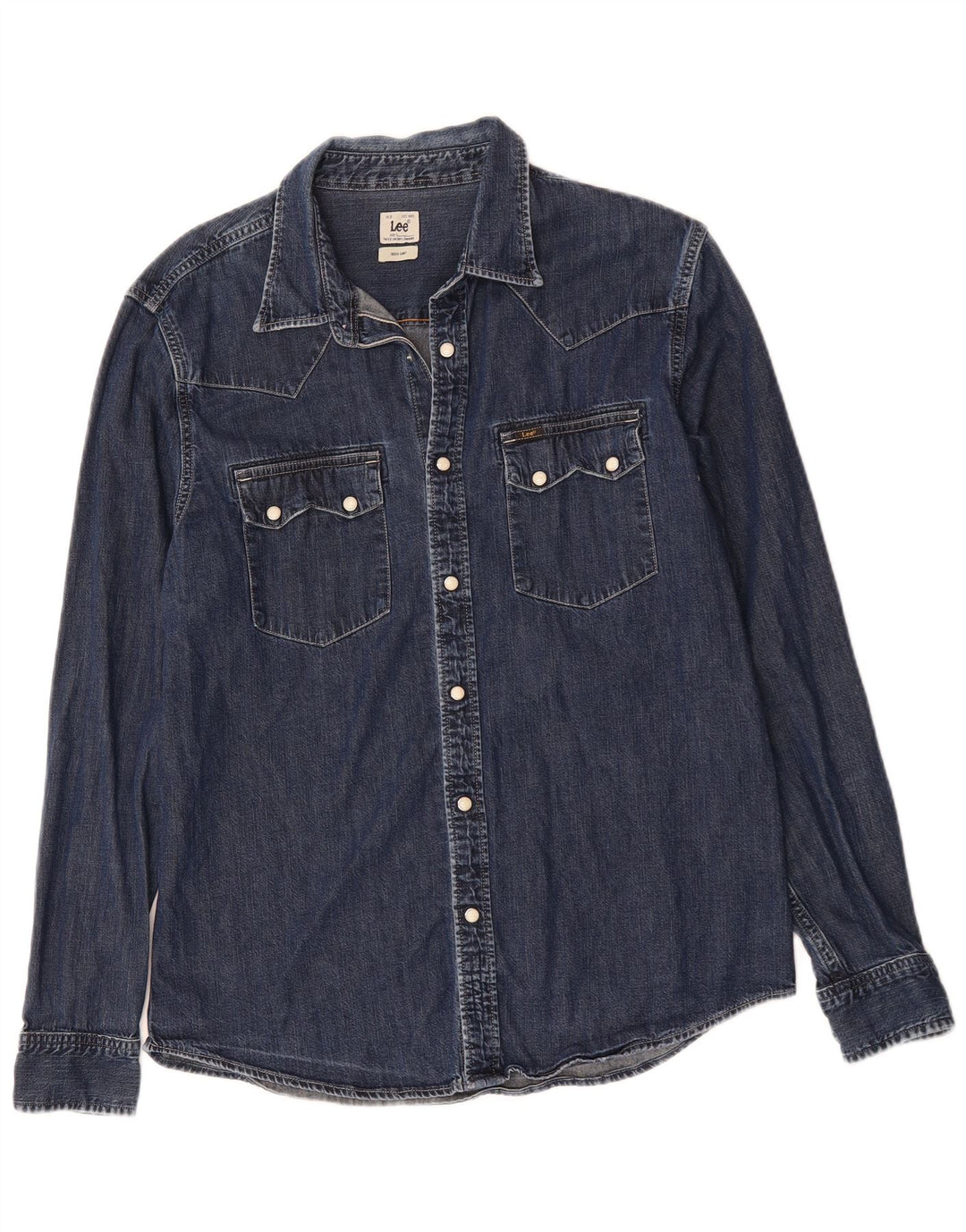 LEE Herren-Jeanshemd, große marineblaue Baumwolle
