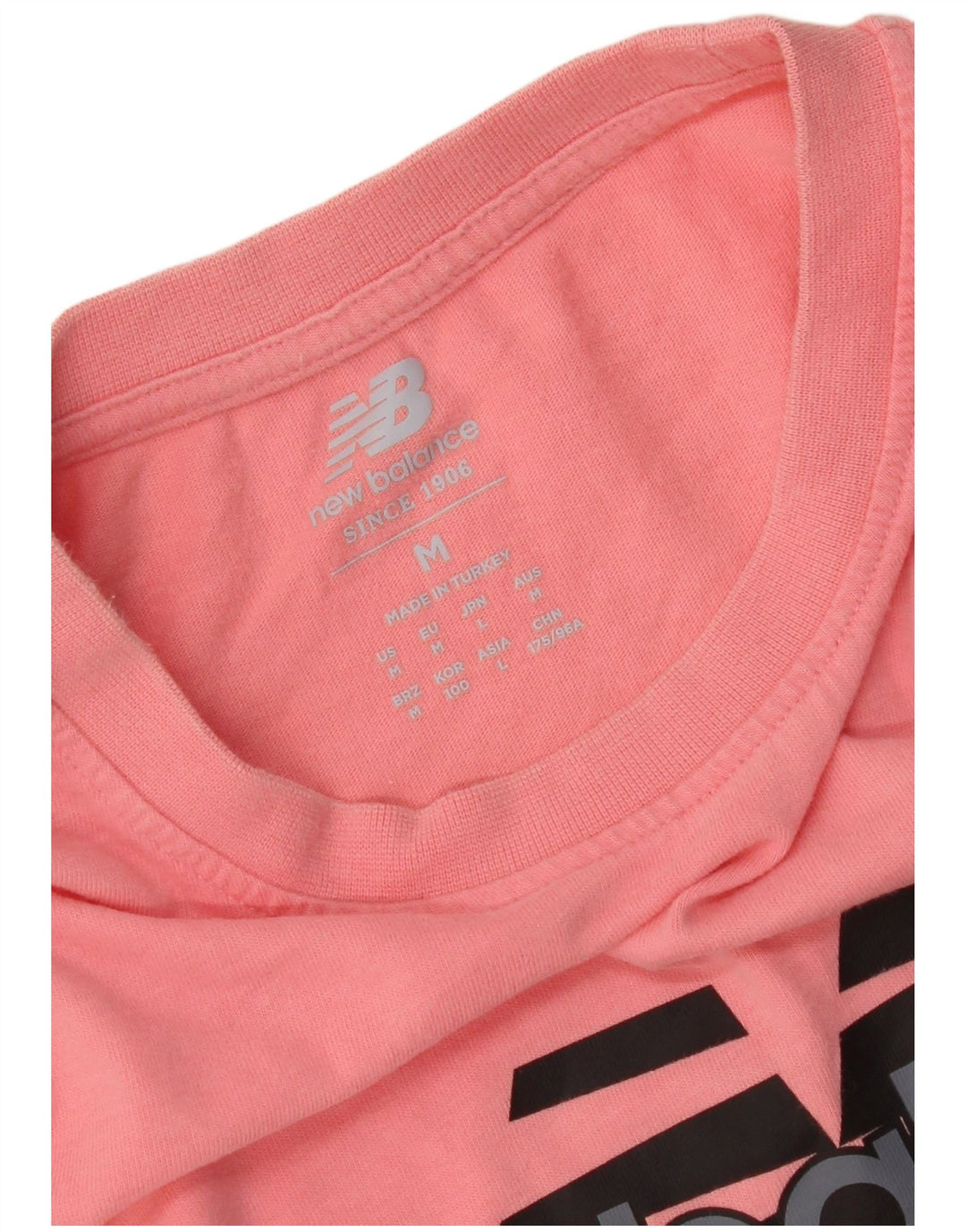 New Balance Herren Grafik-T-Shirt-Oberteil Mittelrosa