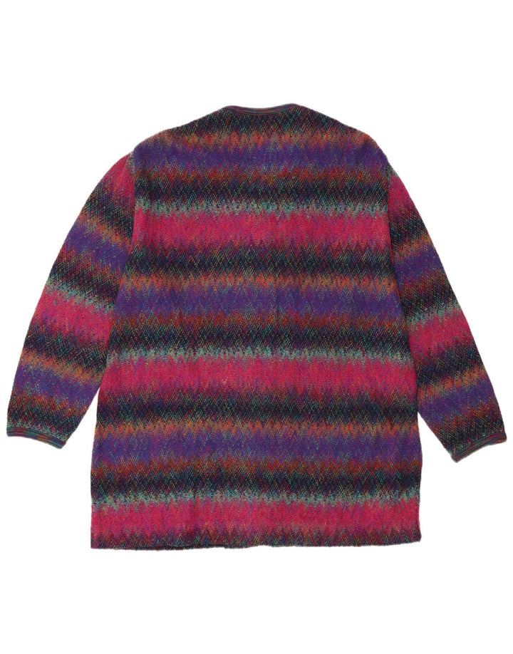 ST. GERMAIN Damen Longline-Cardigan-Pullover IT 44 Medium Mehrfarbig