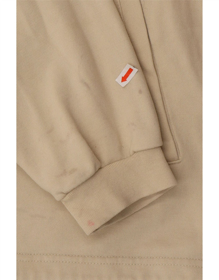 CHAMPION Herren-Trainingsanzug-Top-Jacke, große beige Baumwolle