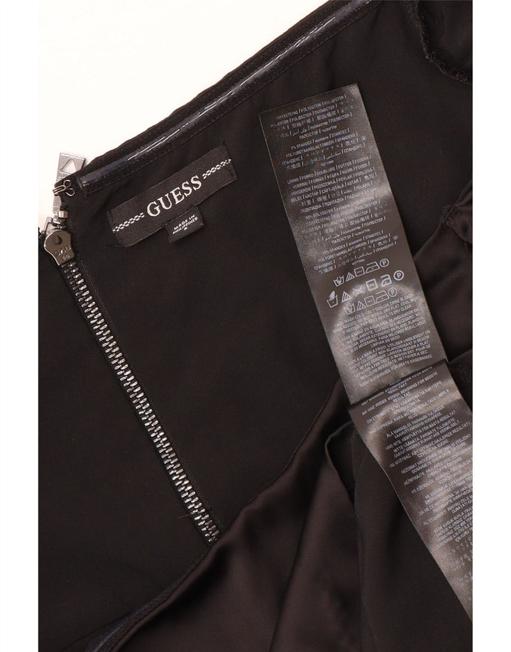 Schulterfreies, figurbetontes Damenkleid von Guess, Größe S, Schwarz, Polyester