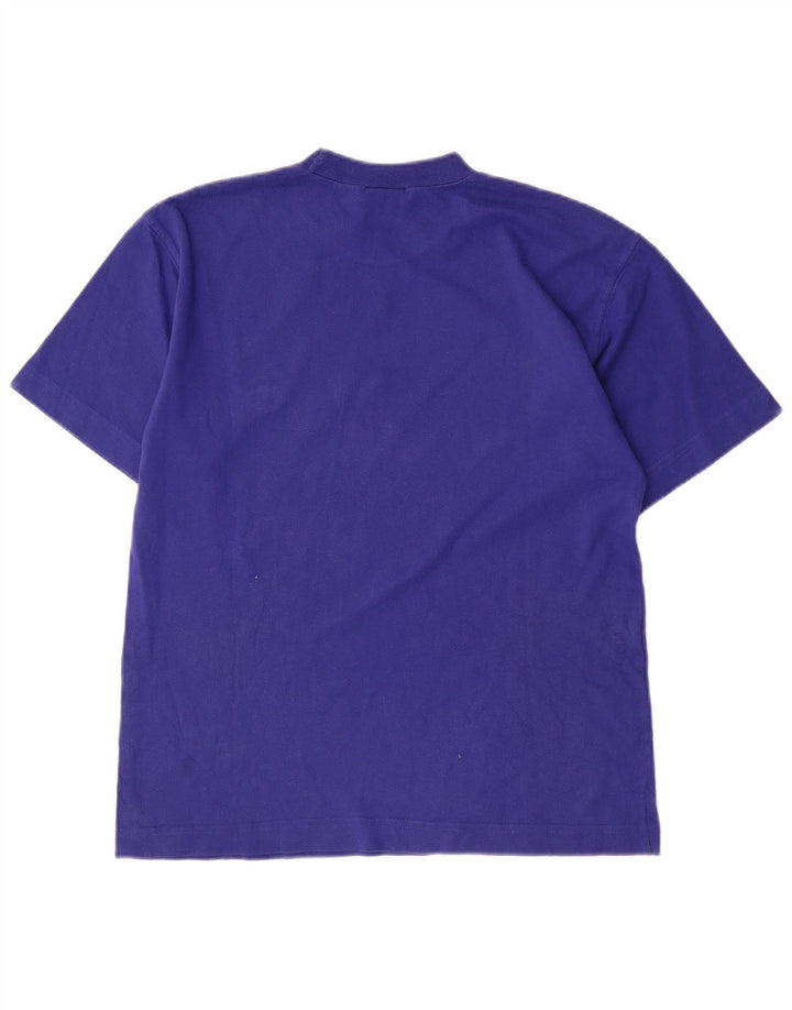 Champion Herren T-Shirt Top Small Blau Baumwolle