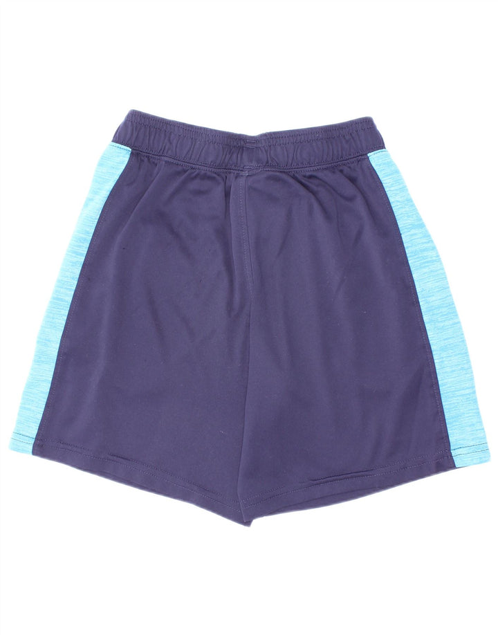 Under Armour Jungen-Sportshorts, 5–6 Jahre, marineblaues Farbblock-Polyester