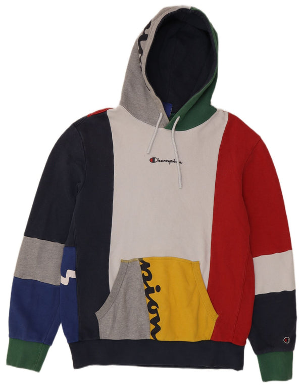 Champion Herren Graphic Hoodie Pullover XL Mehrfarbiger Farbblock