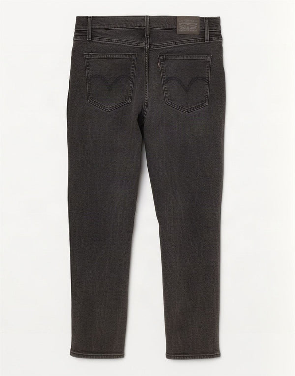Levi's Womens High Waist Tapered Jeans W29 L27 Grey Cotton