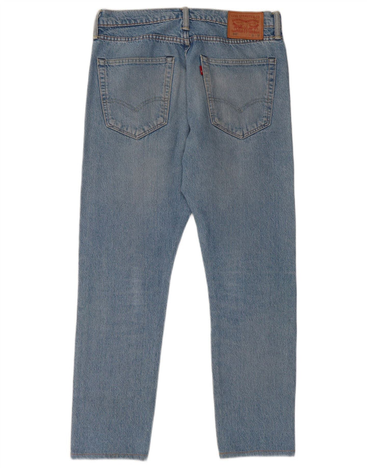Levi's Damen 512 Slim Tapered Jeans W32 L28 Blaue Baumwolle