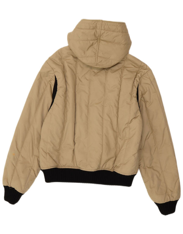 Refrigiwear Herren Cruz Wattierte Jacke mit Kapuze UK 40 Large Beige Polyamid