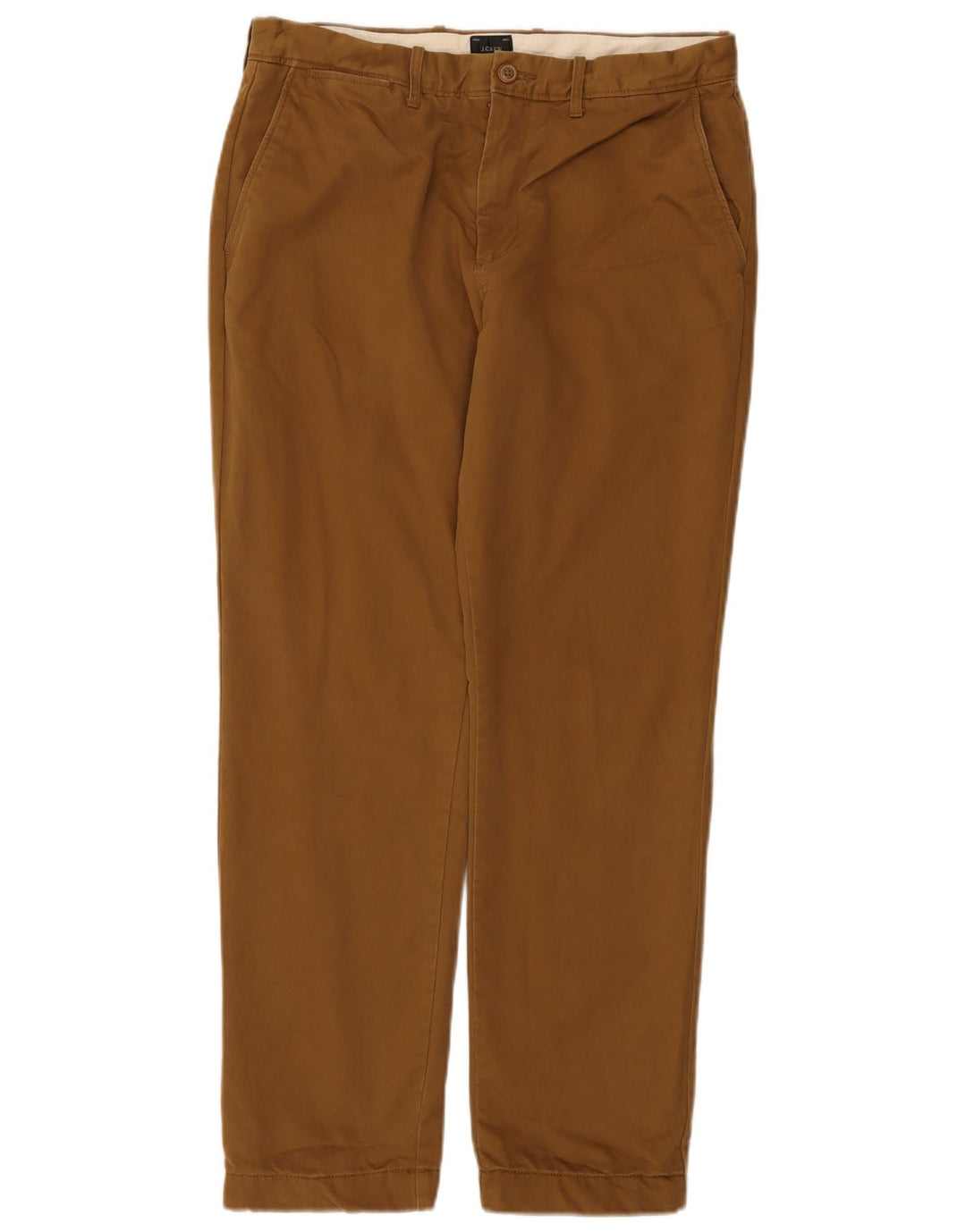 J. CREW Gerade Chinohose für Herren, W32, L30, Beige, Baumwolle