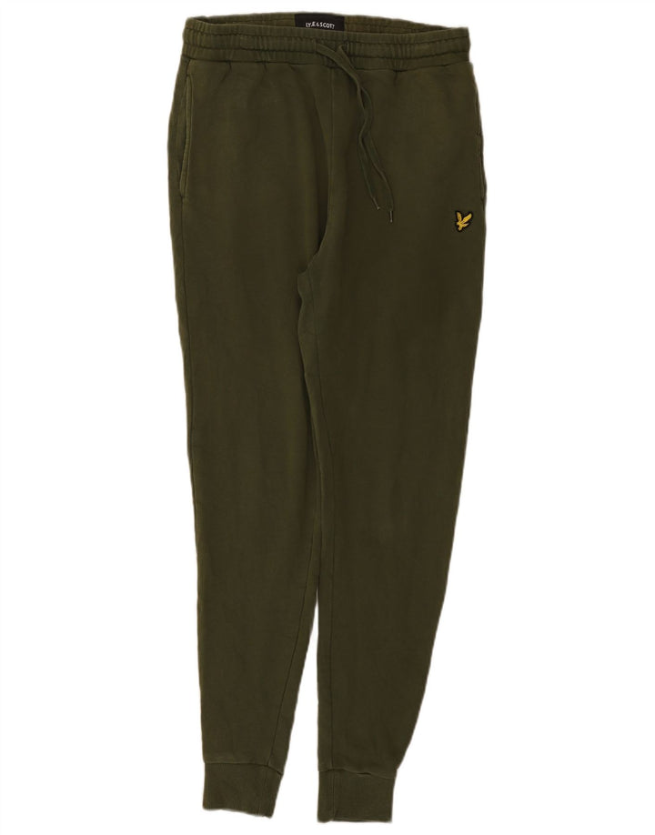 Lyle & Scott Herren-Trainingshose, Jogginghose, mittelgrüne Baumwolle