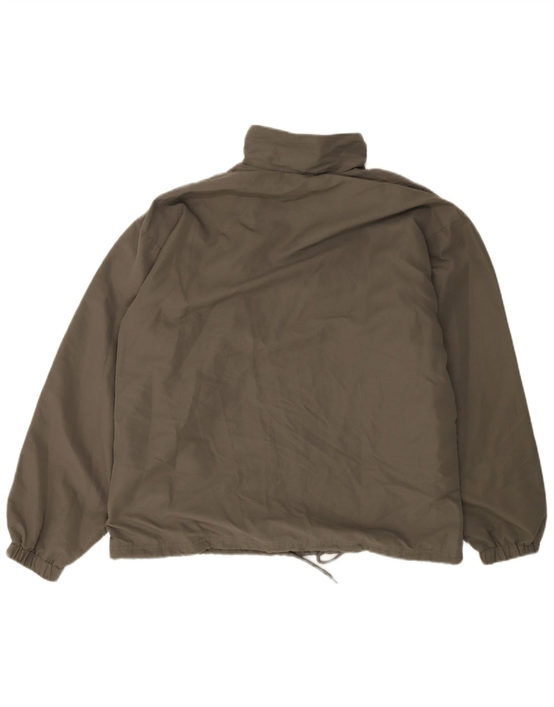 Reebok Herren-Trainingsanzug-Top-Jacke aus mittelgrünem Colourblock-Polyester
