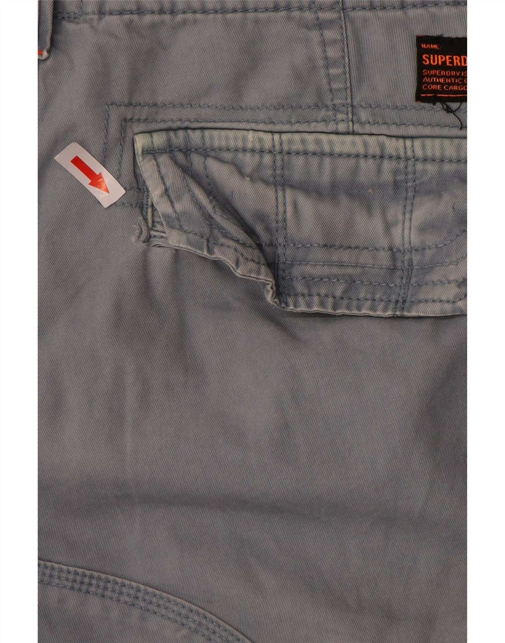 Superdry Herren Cargoshorts W36 Große blaue Baumwolle