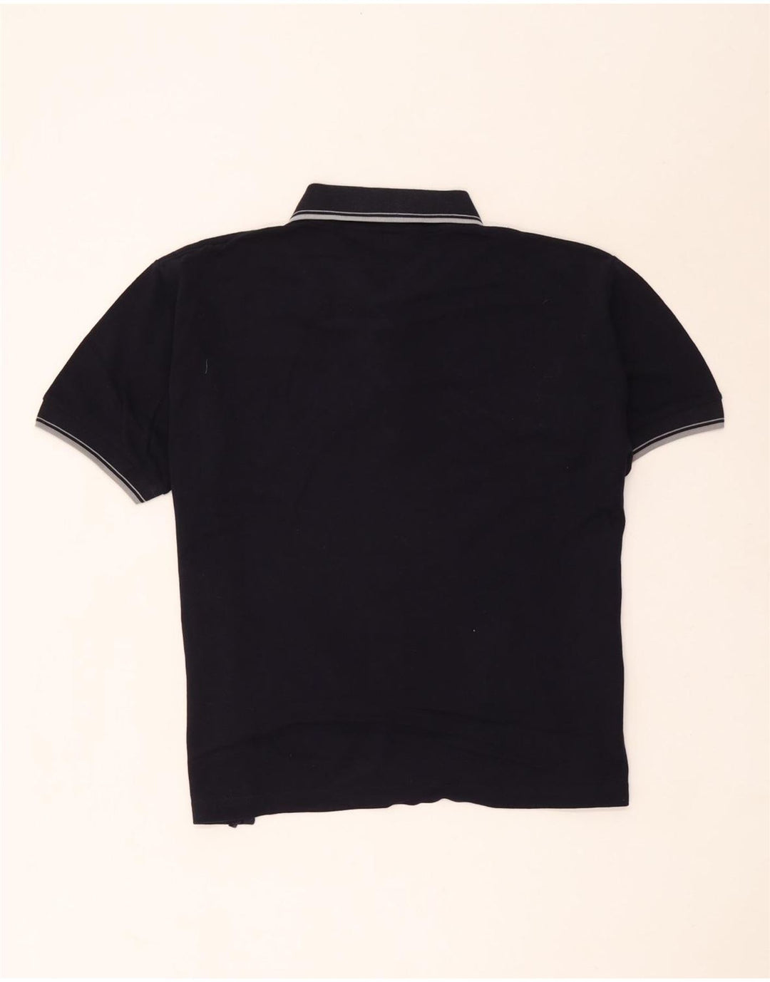 Kappa Herren-Poloshirt, groß, marineblau, gestreift, Baumwolle