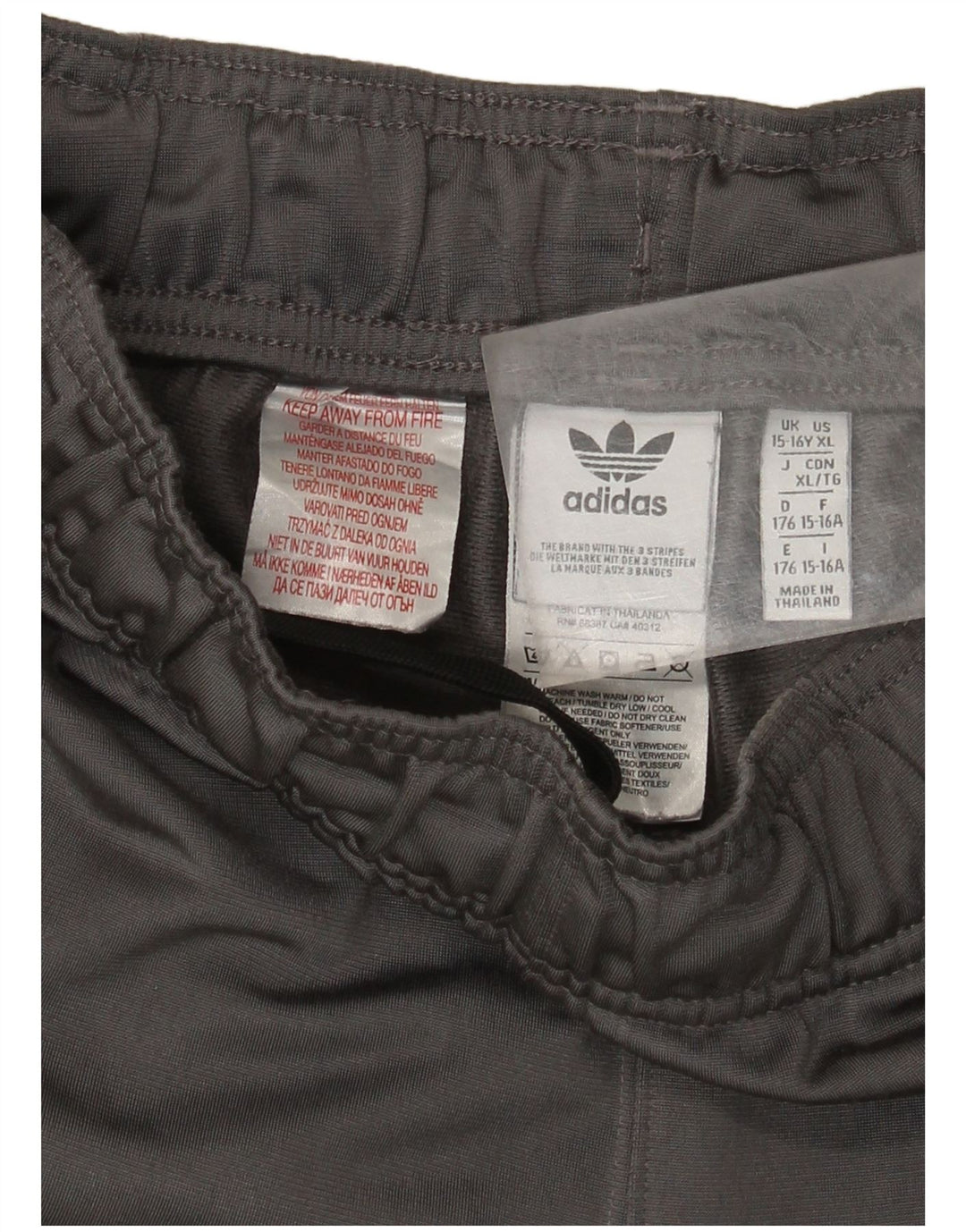 Adidas Jungen Trainingshose Jogger 15-16 Jahre Grau Polyester
