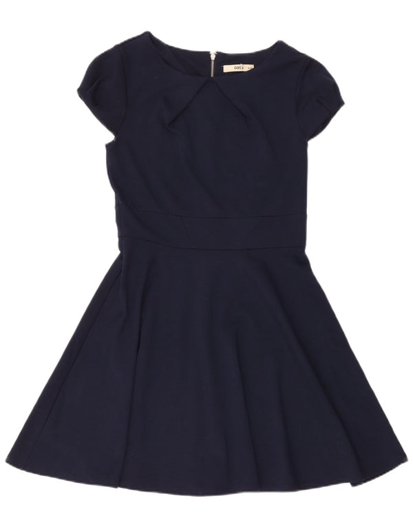 Oasis A-Linien-Kleid für Damen, UK 10, Größe S, Marineblau, Polyester